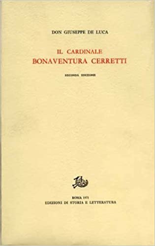 Il cardinale Bonaventura Cerretti (Giuseppe De Luca)