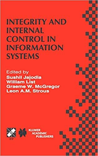 Integrity and Internal Control in Information Systems: IFIP TC11 Working Group 11.5 Second Working Conference on Integrity and Internal Control in ... and Communication Technology (9), Band 9)