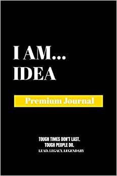 I Am Idea: Premium Journal