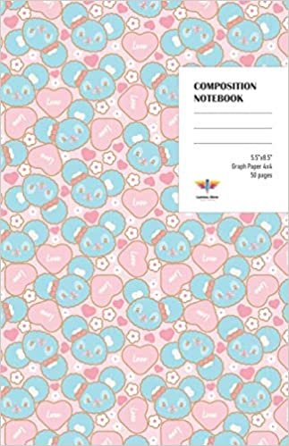 LUOMUS Graph Paper 4x4 Composition Notebook | 5.5 x 8.5 inches | 50 pages (Vol. 1): Note Book for drawing, writing notes, journaling, doodling, list ... writing, school notes, and capturing ideas indir