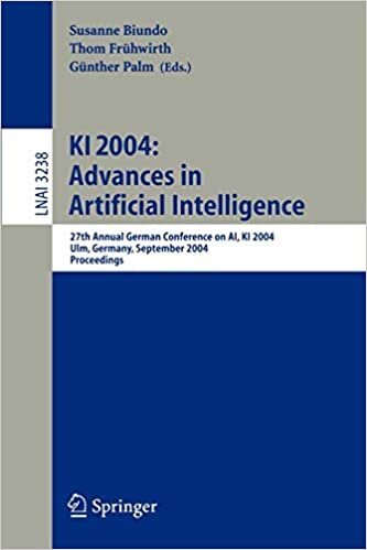 KI 2004: Advances in Artificial Intelligence: 27th Annual German Conference in AI, KI 2004, Ulm, Germany, September 20-24, 2004, Proceedings (Lecture Notes in Computer Science (3238), Band 3238)