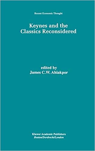 Keynes and the Classics Reconsidered (Recent Economic Thought)