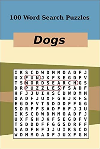 100 Word Search Puzzles Dogs
