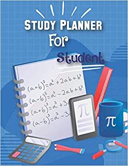 Study Planner For Student: Awesome Cover Study Planner For Student Homework Organizer for Middle and High School Students' academic planner journal ... Subjects to study Time Table the assignment
