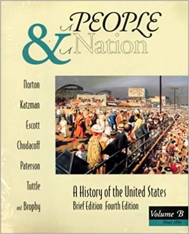A People and a Nation: A History of the United States, Brief, Volume B : Atlas of Amrican History: Brief Edition of 4r.e., V.B: Since 1865