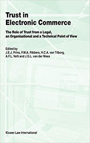 Trust in Electronic Commerce: The Role of Trust from a Legal, an Organizational and a Technical Point of View (Law & electronic commerce)