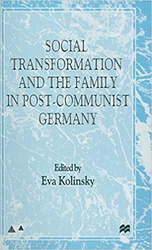 Social Transformation and the Family in Post-Communist Germany (Anglo-German Foundation)