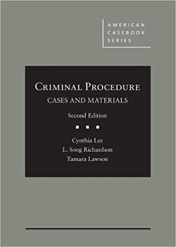 Criminal Procedure, Cases and Materials (American Casebook Series) indir