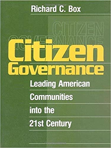 Citizen Governance: Leading American Communities Into the 21st Century