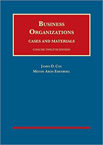 Business Organizations: Cases and Materials, Concise - CasebookPlus (University Casebook Series (Multimedia)) indir