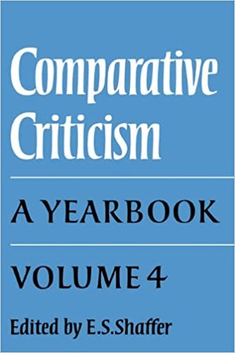 Comparative Criticism: Volume 4, The Language of the Arts: 004