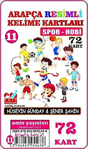 Spor Hobi - Arapça Resimli Kelime Kartları 11 72 Kart