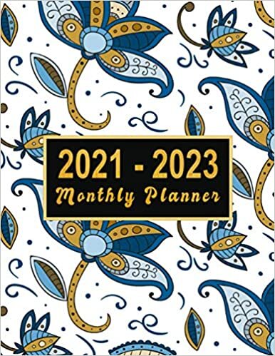 2021-2023 Monthly Planner: large see it bigger 3 year planner 2021-2023 | Schedule Organizer - Agenda Plans For The Next Three Years, 36 Months ... 2021 to Dec 2023) Flower Design for women