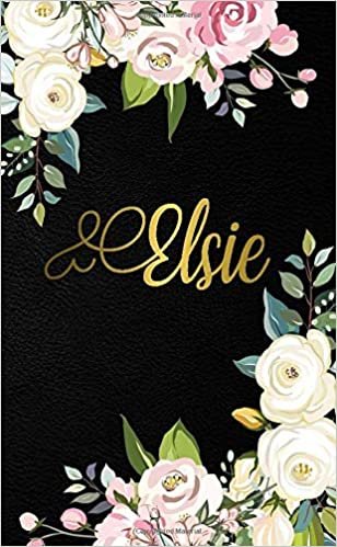 Elsie: Pretty 2020-2021 Two-Year Monthly Pocket Planner & Organizer with Phone Book, Password Log & Notes | 2 Year (24 Months) Agenda & Calendar | Floral & Gold Personal Name Gift for Girls & Women