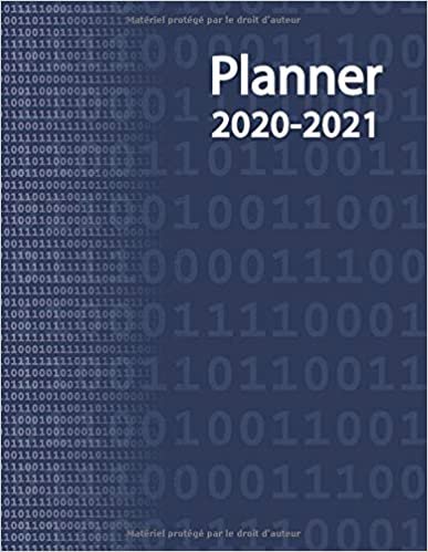18 month planner 2020-2021 8.5x11: Planner 2020-2021 Academic Year Weekly and Monthly | 18 month planner july 2020-december 2021 | large print daily ... blue academic teacher planner 8.5 x 11 inches