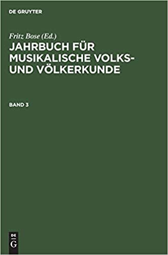 Jahrbuch fur musikalische Volks- und Voelkerkunde