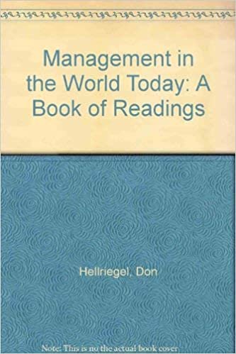 Management in the World Today: A Book of Readings indir