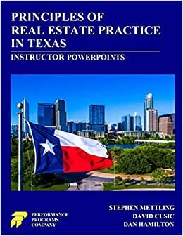Principles of Real Estate Practice in Texas - Instructor PowerPoints indir