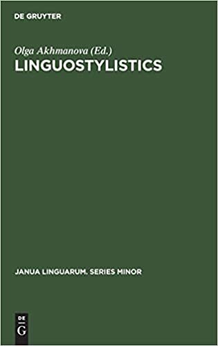 Linguostylistics: Theory and method (Janua Linguarum. Series Minor)