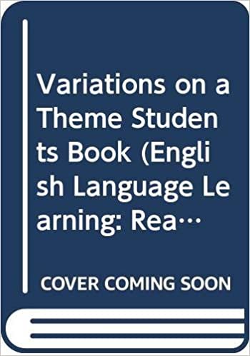 Variations on a Theme Students Book (English Language Learning: Reading Scheme)