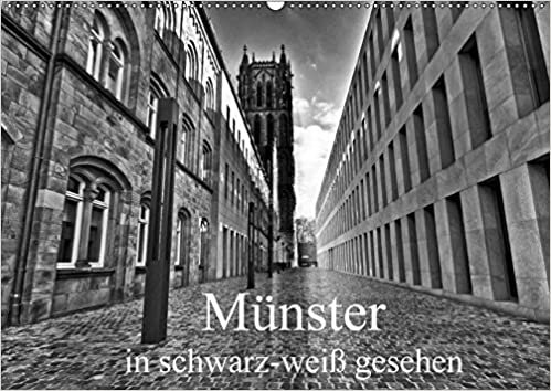 Münster in schwarz-weiß gesehen (Wandkalender 2017 DIN A2 quer): Münster, eine westfälische Metropole, eine sehenswerte Stadt. (Monatskalender, 14 Seiten ) (CALVENDO Orte)