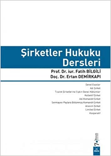 Şirketler Hukuku Dersleri