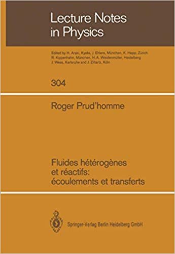 Fluides heterogenes et reactifs: ecoulements et transferts (Lecture Notes in Physics (304), Band 304)