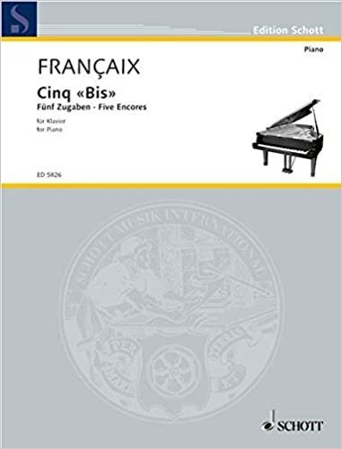 Cinq Bis - Five Encores Piano