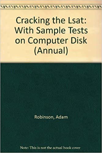 Cracking the Lsat: With Sample Tests on Computer Disk (Annual)