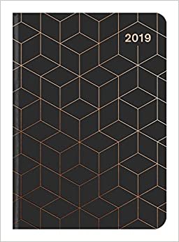 2019 Black Copper Glamline Diary - 12 x 17 cm indir