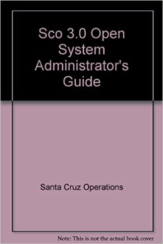 Sco Open Server System Administrator's Guide
