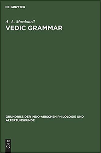 Vedic grammar (Grundriss der indo-arischen Philologie und Altertumskunde)