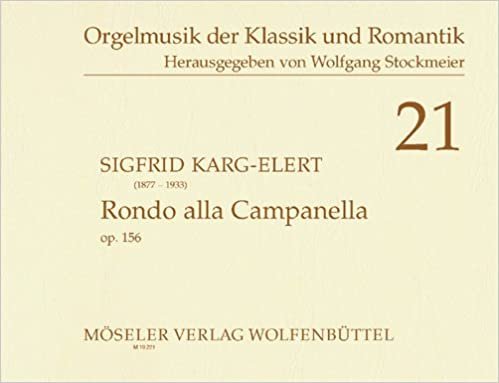 Rondo alla campanella: op. 156. Orgel.