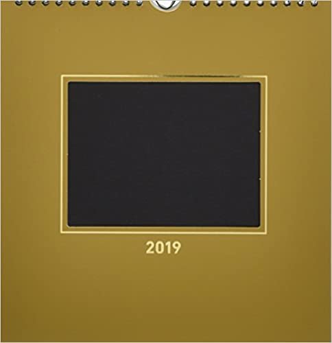 Foto-Bastelkalender 2019 gold datiert: Do it yourself calendar