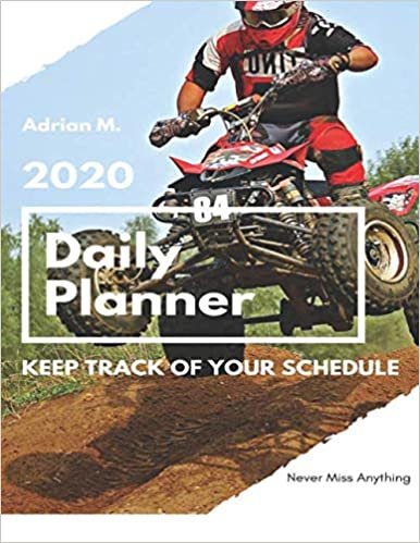 2020 Daily Planner: 8.5x11" 12 Months Calendar, Space for daily notes, to do list and everything else. Designed to make YOUR life easier. (2020 Planner, Band 4)