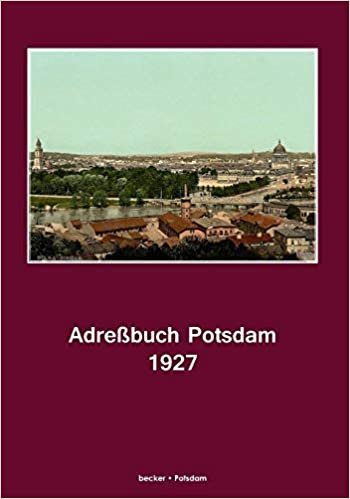 Adreßbuch Potsdam für 1927