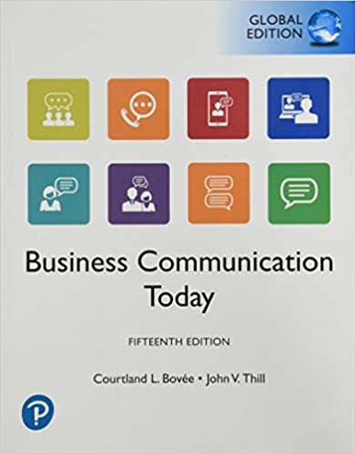 Business Communication Today, Global Edition