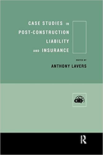 Case Studies in Post Construction Liability and Insurance indir