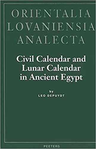 Civil Calender and Lunar Calendar in Ancient Egypt (Orientalia Lovaniensia Analecta)