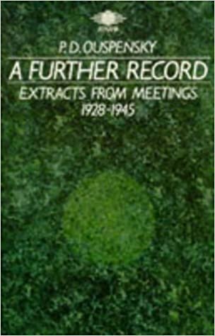 A Further Record: Extracts from Meetings 1928-1945 (Arkana S.)