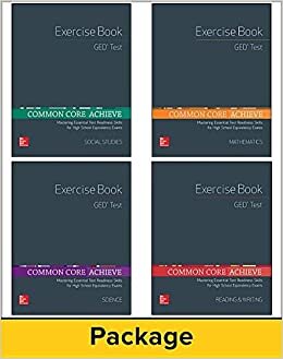 Common Core Achieve, GED Exercise Book 5 Copy Set (Basics & Achieve)