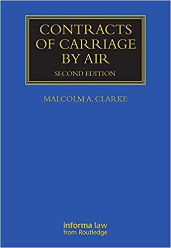 Contracts of Carriage by Air (Maritime and Transport Law Library)