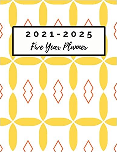 2021-2025 Five Year Planner: 5 Year Monthly Planner | 60 Month Pocket Calendar