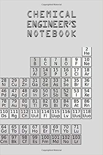 CHEMICAL ENGINEER'S NOTEBOOK: 120 Pages - 6" x 9" - Notebook - Great as a gift indir