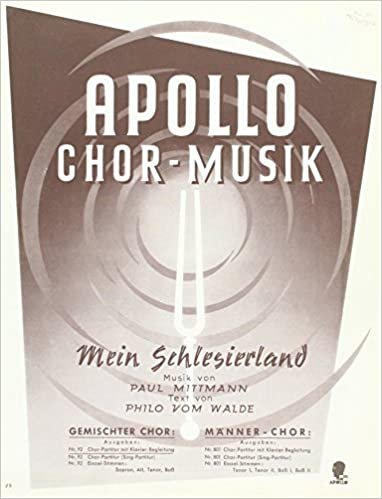 Mein Schlesierland: "Wer die Welt am Stab durchmessen". op. 50. gemischter Chor (SATB) und Klavier. Partitur.