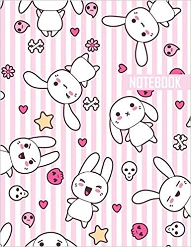 Notebook: Rabbits - 110 Pages - Large (8.5 x 11 inches) indir