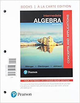 Intermediate Algebra: Concepts and Applications, Books a la Carte Edition Plus Mylab Math with Pearson Etext -- Access Card Package