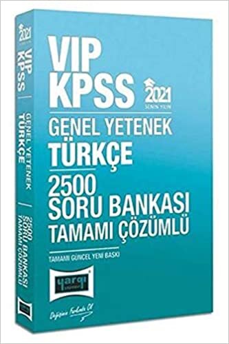Yargı 2021 KPSS VIP Türkçe Tamamı Çözümlü 2500 Soru Bankası indir