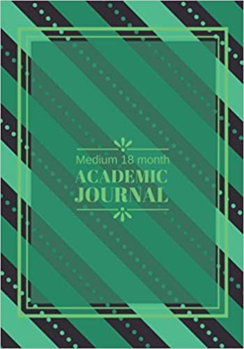 Medium 18 Month Academic Journal: Simple Easy To Use Undated Academic Daily Weekly Monthly and Year Calendar Planner Organizer and Lesson Record Book ... pages. (Academic Session scheduler, Band 18) indir
