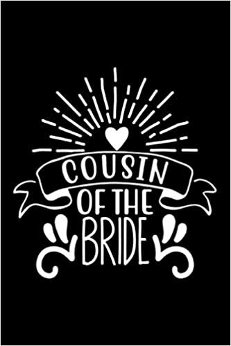 Hochzeit Notizbuch cousin of the bride: Kariertes Notizbuch A5 120 Seiten zur Hochzeitsfeier kariert karo blanko Planer Skizzebuch Tagebuch Notebook indir